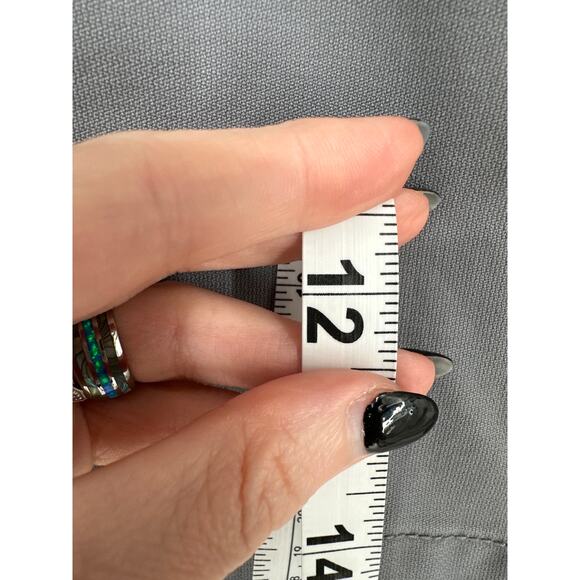 Y2K Vintage Billabong Skirt Medium Gray Canvas Mini Low Rise Surf Beach 90s - Picture 6 of 7